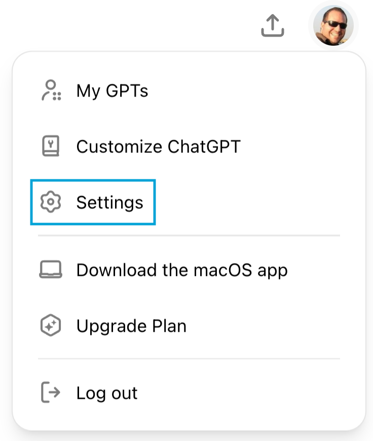 ChatGPT - Settings